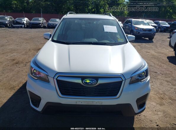 JF2SKAGC8KH479573 2019 SUBARU FORESTER White Vista del cuadro de instrumentos