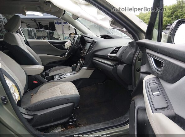 JF2SKAGC8KH555616 2019 SUBARU FORESTER Green Vista interior delantera