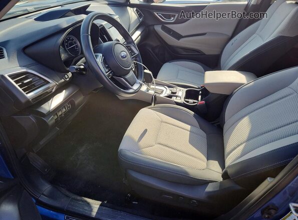 JF2SKAJC0LH417207 2020 SUBARU FORESTER Синий Вид салона спереди