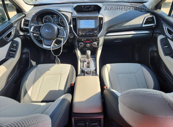 JF2SKAJC0LH417207 2020 SUBARU FORESTER Синий Вид панели приборов