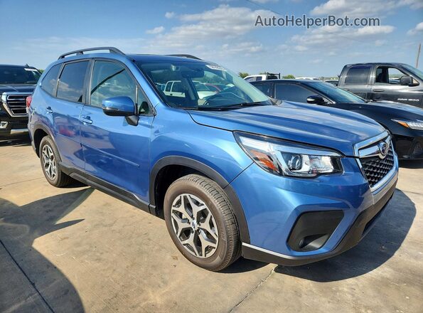 JF2SKAJC0LH417207 2020 SUBARU FORESTER Синий Передняя правая четверть