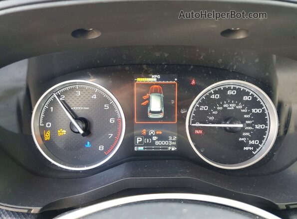 JF2SKAJC0LH551067 2020 SUBARU FORESTER Черный Вид щитка приборов