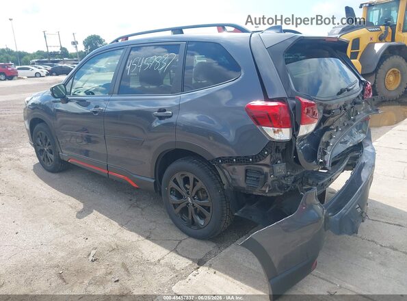 JF2SKAJC0NH429960 2022 SUBARU FORESTER Gray Задня ліва чверть