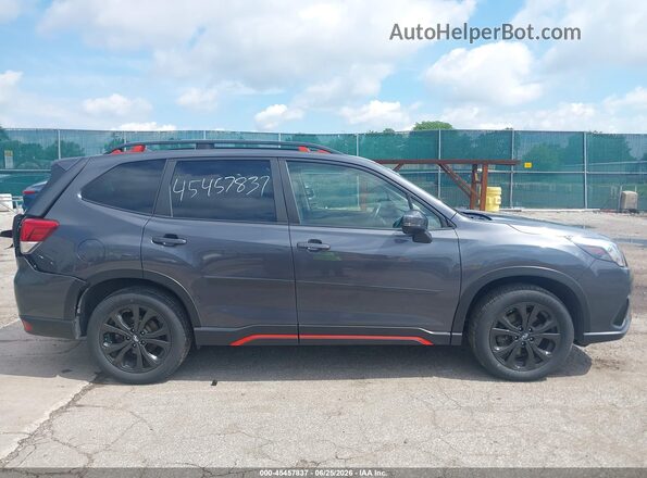 JF2SKAJC0NH429960 2022 SUBARU FORESTER Gray Вид задньої частини салону