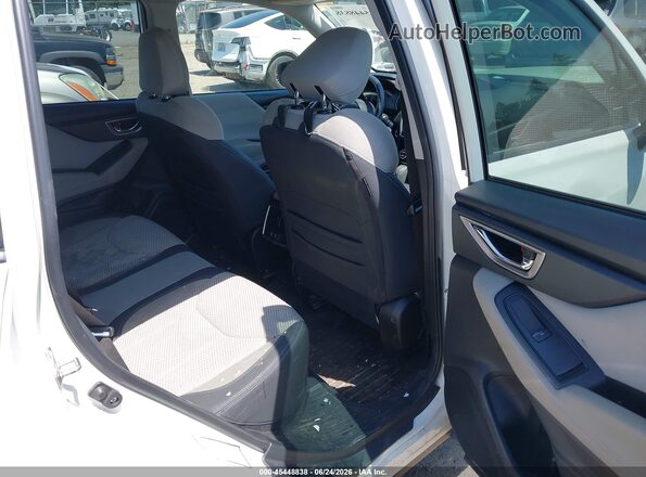 JF2SKAJC1MH466322 2021 SUBARU FORESTER White Вид наклейки з VIN-кодом