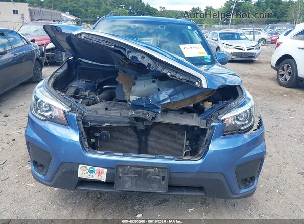 JF2SKAJC2LH568310 2020 SUBARU FORESTER Blue Вид щитка приладів