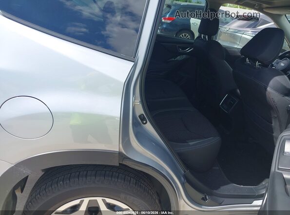 JF2SKAJC2MH468001 2021 SUBARU FORESTER Silver Vista de la etiqueta del VIN