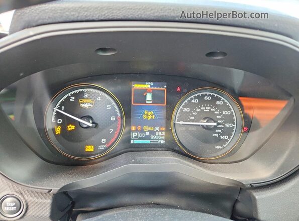 JF2SKAJC2SH404733 2025 SUBARU FORESTER Белый Вид щитка приборов