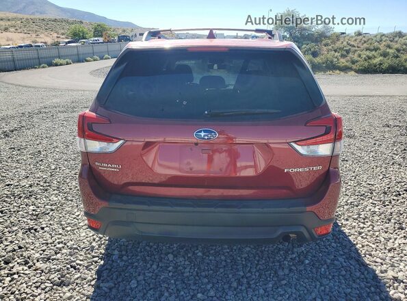 JF2SKAJC4LH520436 2020 SUBARU FORESTER Red Vista trasera