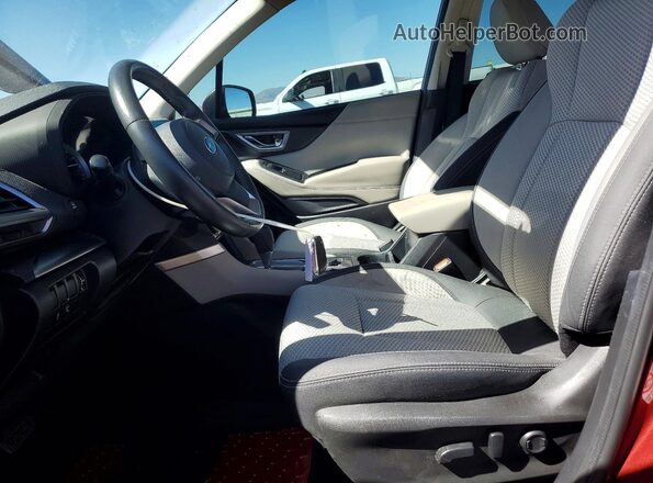 JF2SKAJC4LH520436 2020 SUBARU FORESTER Red Vista interior delantera