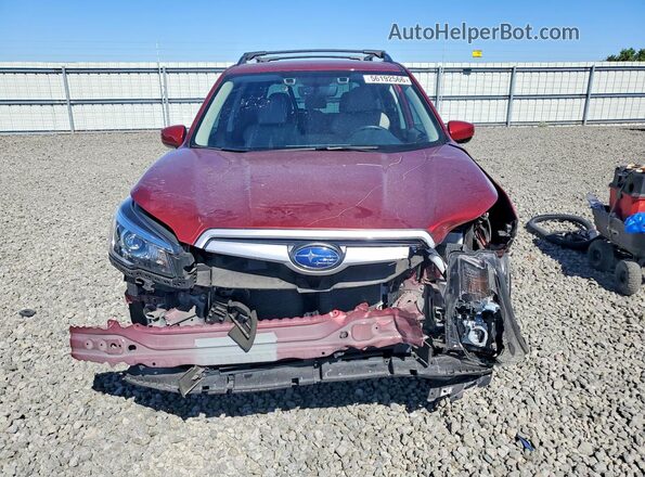 JF2SKAJC4LH520436 2020 SUBARU FORESTER Red Vista frontal