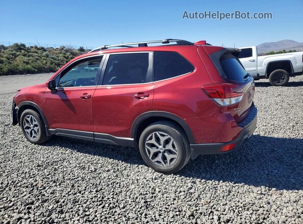JF2SKAJC4LH520436 2020 SUBARU FORESTER Red Trasero izquierdo