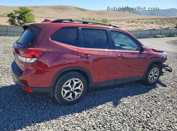 JF2SKAJC4LH520436 2020 SUBARU FORESTER Red Trasero derecho