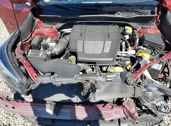 JF2SKAJC4LH520436 2020 SUBARU FORESTER Red Vista interior trasera