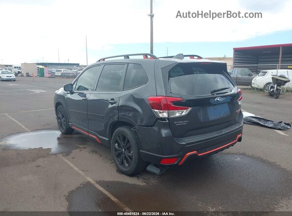 JF2SKAJC4NH512095 2022 SUBARU FORESTER Black Widok z przodu