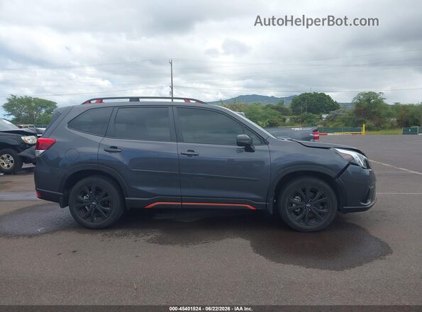 JF2SKAJC4NH512095 2022 SUBARU FORESTER Black Widok wnętrza z tyłu
