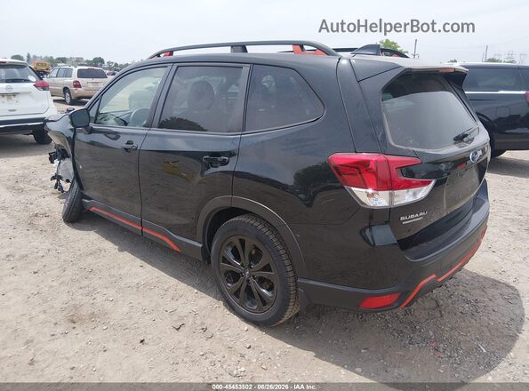 JF2SKAJC4PH452337 2023 SUBARU FORESTER Black უკანა მარცხენა
