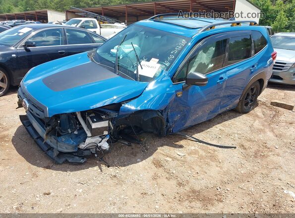 JF2SKAJC4RH523636 2024 SUBARU FORESTER Blue Przód lewy