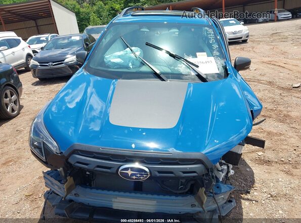 JF2SKAJC4RH523636 2024 SUBARU FORESTER Blue Widok zestawu wskaźników