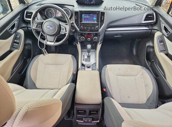 JF2SKAJC5LH492016 2020 SUBARU FORESTER Синий Вид панели приборов