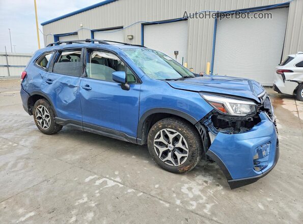 JF2SKAJC5LH492016 2020 SUBARU FORESTER Синий Передняя правая четверть