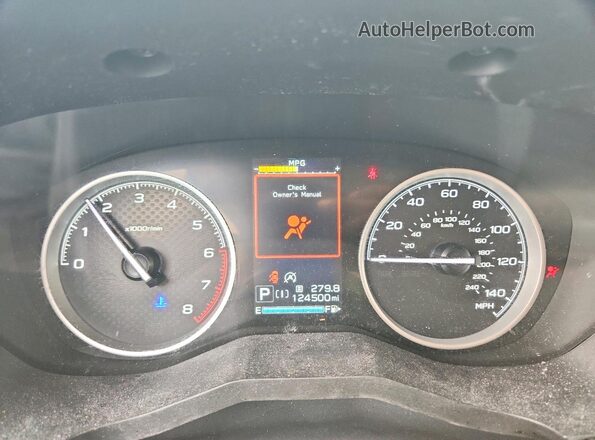 JF2SKAJC5LH492016 2020 SUBARU FORESTER Синий Вид щитка приборов