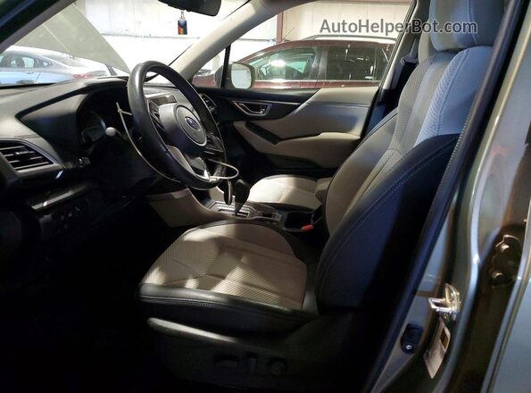JF2SKAJC5MH505929 2021 SUBARU FORESTER Green წინა სალონის ხედი