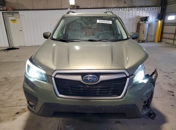 JF2SKAJC5MH505929 2021 SUBARU FORESTER Green წინა ხედი