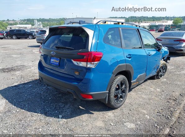 JF2SKAJC5RH420015 2024 SUBARU FORESTER Синий Задняя правая четверть