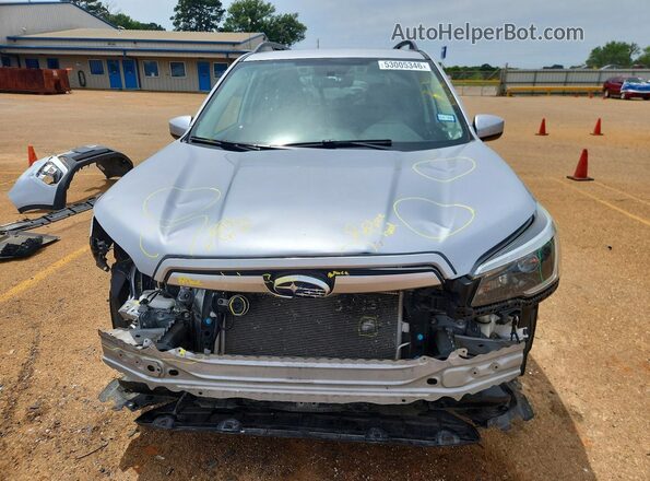 JF2SKAJC6MH494892 2021 SUBARU FORESTER Silver Front view