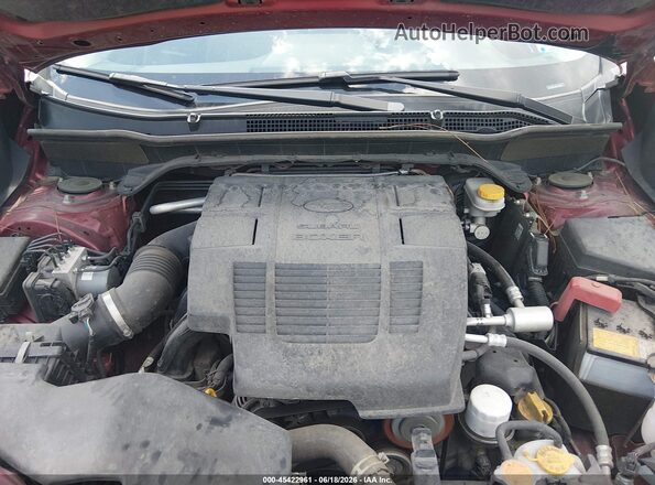 JF2SKAJC6MH514980 2021 SUBARU FORESTER Red Vista trasera