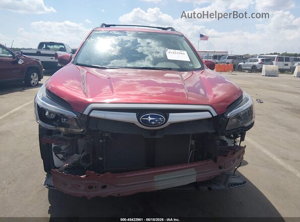 JF2SKAJC6MH514980 2021 SUBARU FORESTER Red Vista interior trasera