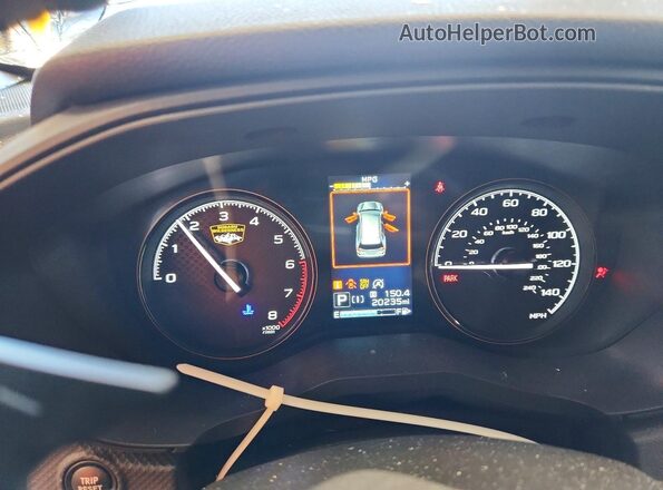 JF2SKAJC6RH434473 2024 SUBARU FORESTER Зеленый Вид щитка приборов