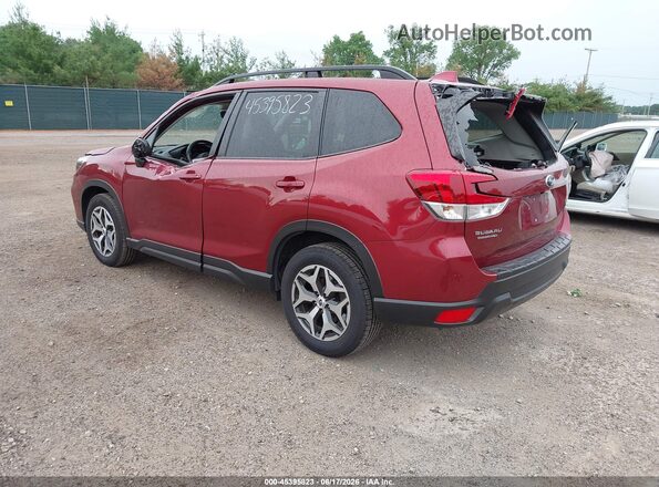 JF2SKAJC7MH460556 2021 SUBARU FORESTER Red Rear left