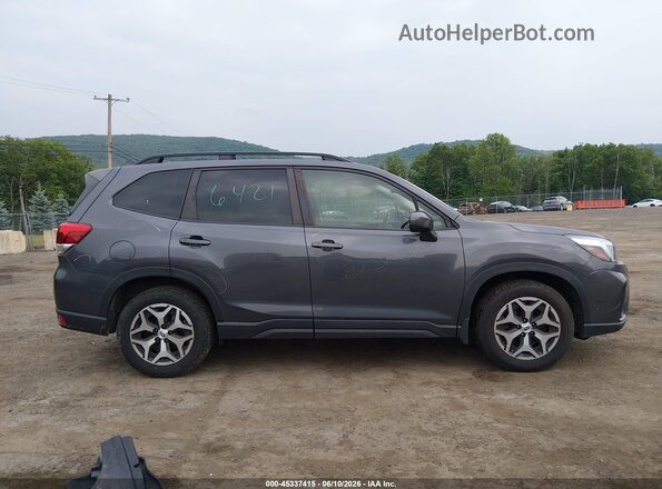 JF2SKAJC8MH440431 2021 SUBARU FORESTER Gray უკანა სალონის ხედი