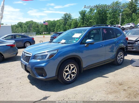 JF2SKAJC8MH460310 2021 SUBARU FORESTER Blue Przód lewy