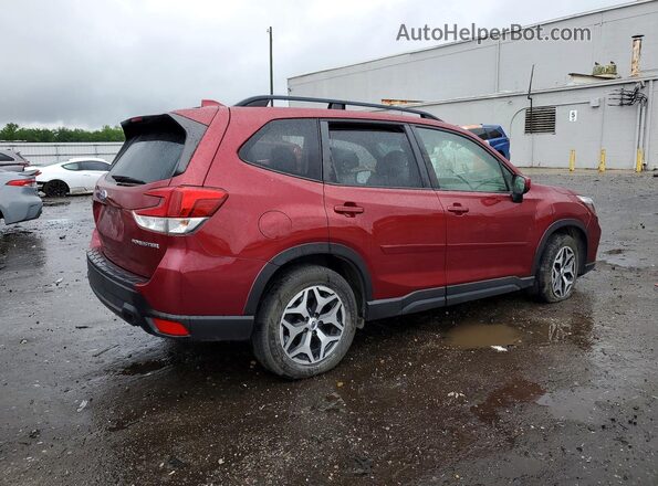 JF2SKAJC8MH504466 2021 SUBARU FORESTER Red უკანა მარჯვენა