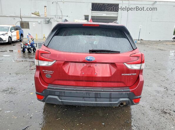 JF2SKAJC8MH504466 2021 SUBARU FORESTER Red უკანა ხედი