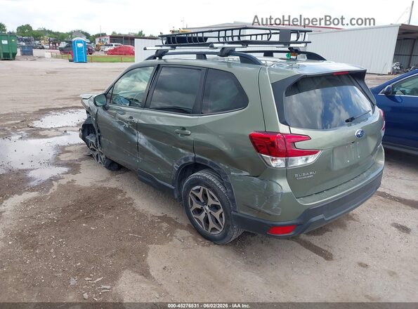 JF2SKAJC9LH608351 2020 SUBARU FORESTER Зеленый Задняя левая четверть
