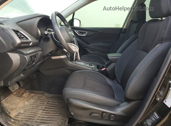 JF2SKAJC9MH418762 2021 SUBARU FORESTER Black Widok wnętrza z przodu