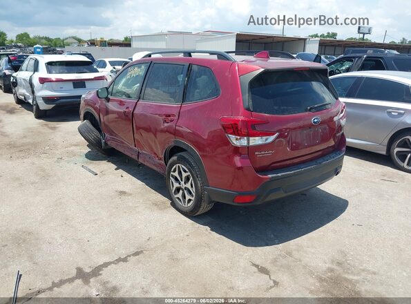 JF2SKAJC9MH471395 2021 SUBARU FORESTER Red Հետևի ձախ