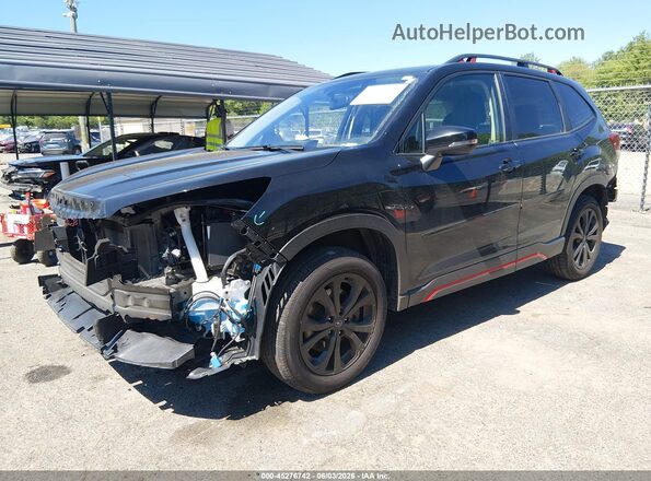 JF2SKAJC9NH475092 2022 SUBARU FORESTER Black Przód lewy
