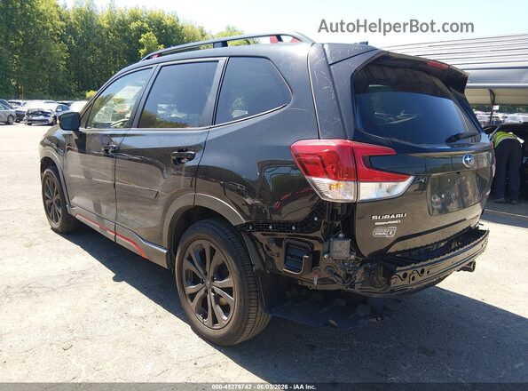 JF2SKAJC9NH475092 2022 SUBARU FORESTER Black Tył lewy