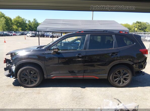 JF2SKAJC9NH475092 2022 SUBARU FORESTER Black Widok wnętrza 360 stopni