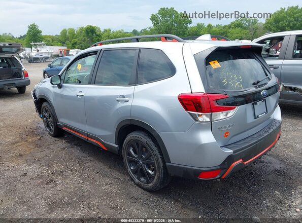 JF2SKAJC9PH515321 2023 SUBARU FORESTER Silver Задня ліва чверть