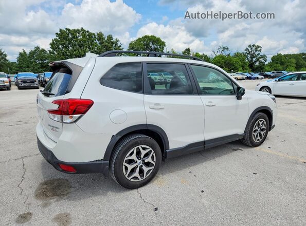 JF2SKAJCXLH593844 2020 SUBARU FORESTER Белый Задняя правая четверть