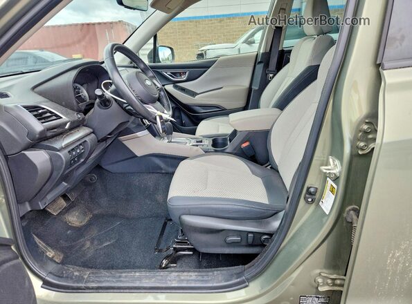 JF2SKAJCXMH576320 2021 SUBARU FORESTER Green Widok wnętrza z przodu
