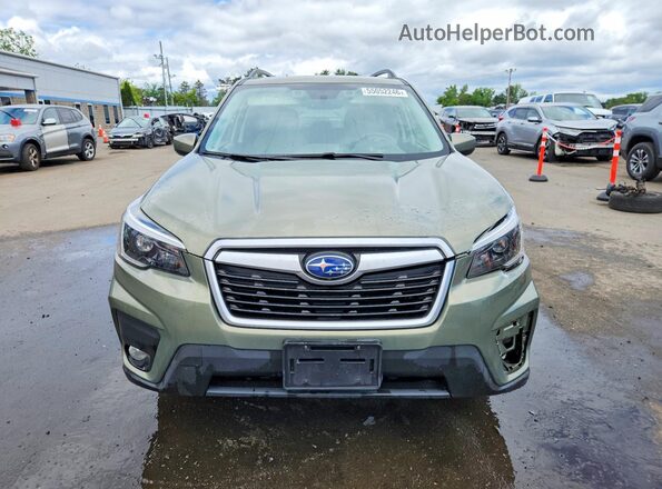 JF2SKAJCXMH576320 2021 SUBARU FORESTER Green Widok z przodu