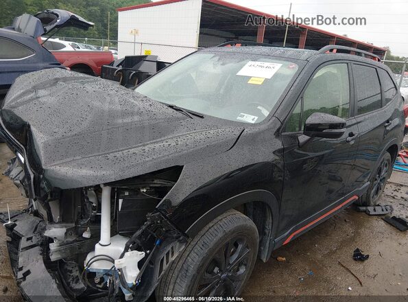 JF2SKAJCXPH437664 2023 SUBARU FORESTER Black Front left