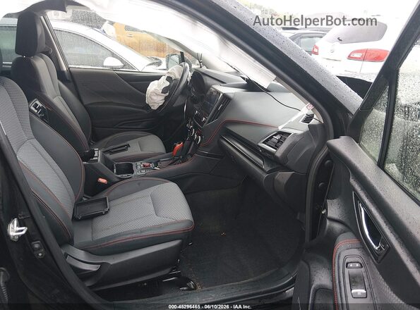 JF2SKAJCXPH437664 2023 SUBARU FORESTER Black Front interior view